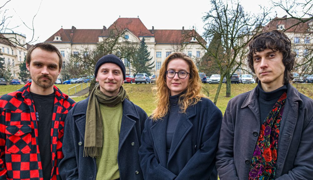 Jádro nerůstového týmu (zleva: Jan Albrecht, Tadeáš Žďárský, Katarína Kováčová, Martin Čech)